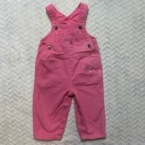 Pink Carhartt Girls Overalls Size 12 months
